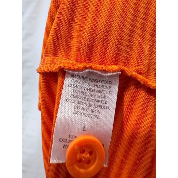 Whataburger Employee Orange Shirt Size XL Collared Short Sleeves Polo Uniform - Picture 2 of 6